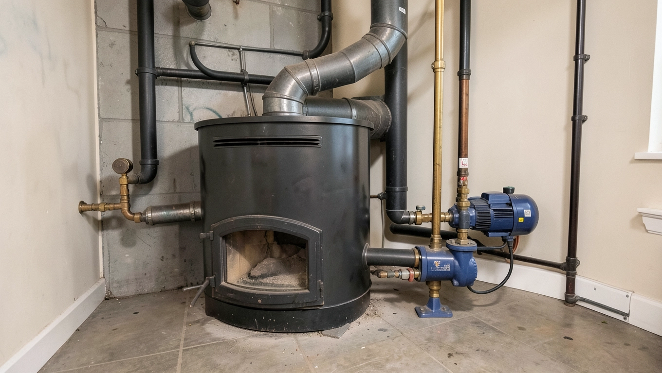 Podłączenie kominka z płaszczem wodnym do instalacji CO