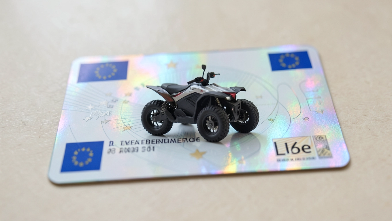 Prawo jazdy AM do lekkich quadów elektrycznych