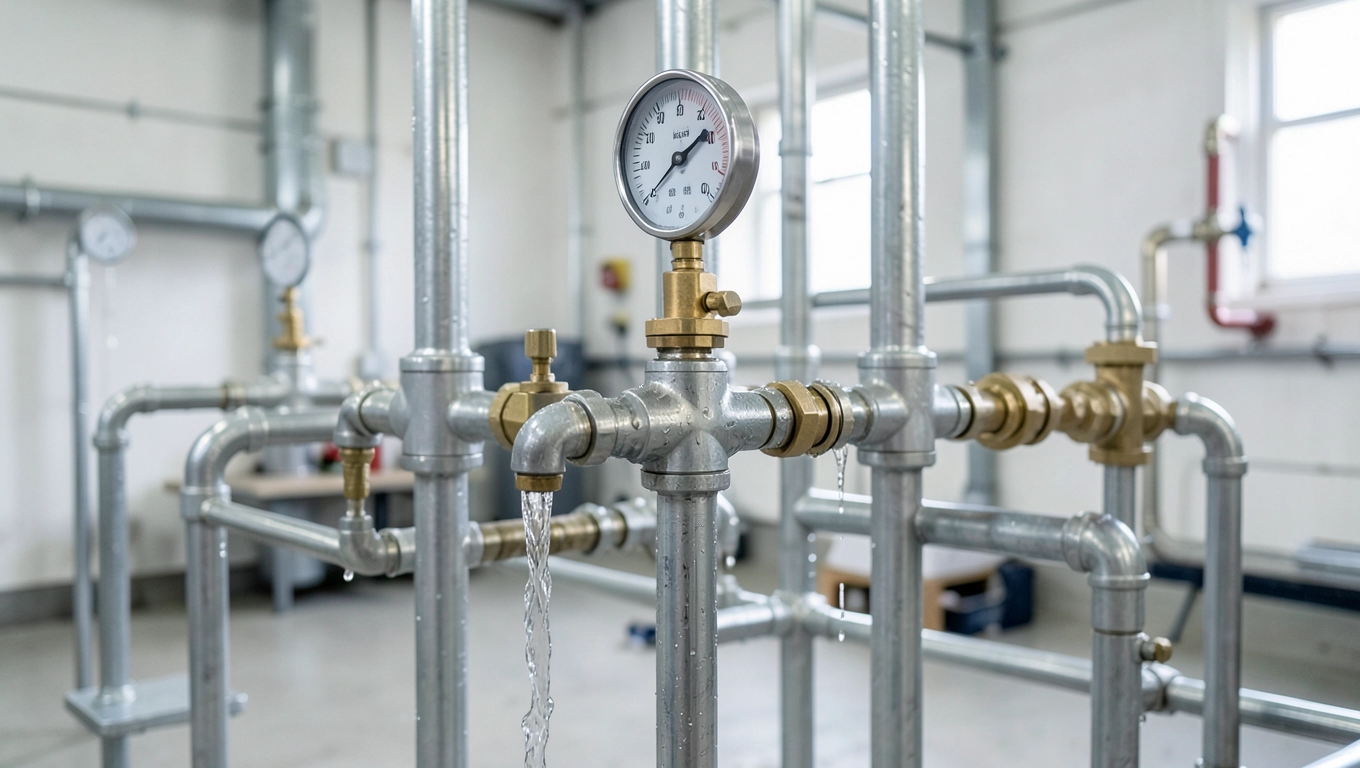 Próba ciśnieniowa instalacji CO wzór