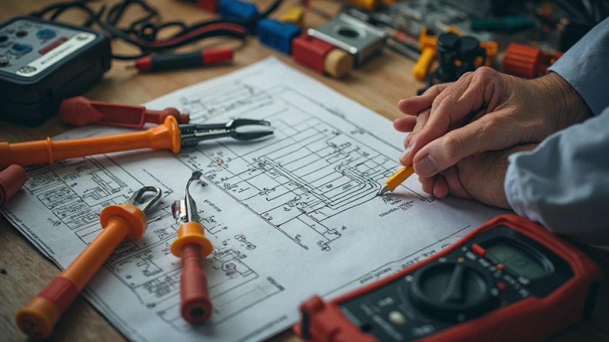 Protokół naprawy instalacji elektrycznej