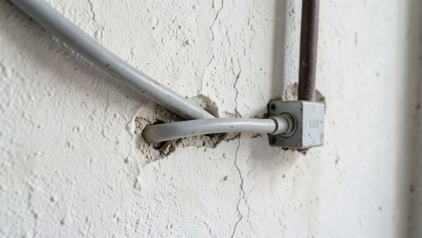 przesunięcie skrzynki bez kucia - kanał instalacyjny