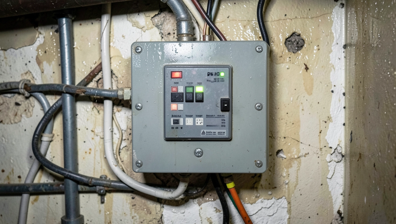 RCD obowiązkowe na liniach w wilgotnej piwnicy