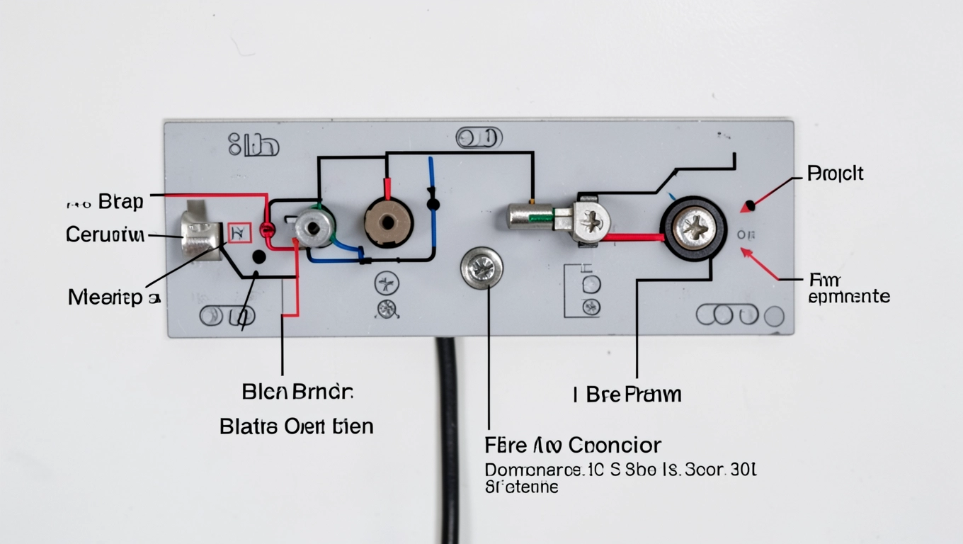 Schemat elektryczny podłączenia pompy ciepła Panasonic