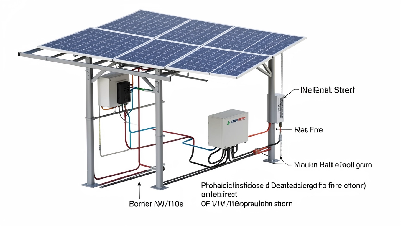 Schemat instalacji fotowoltaicznej 5 kW
