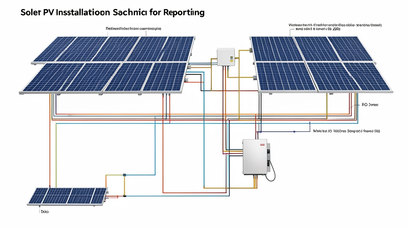 Schemat instalacji fotowoltaicznej do zgłoszenia