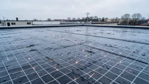 Badanie szczelności dachu metodą elektrooporową