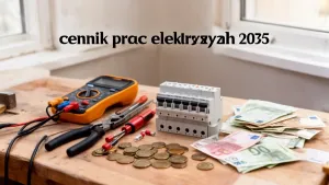 cennik prac elektrycznych 2025