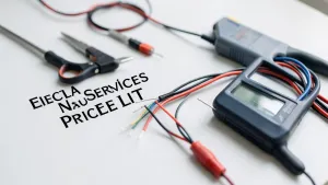 Cennik usług elektrycznych bez materiału