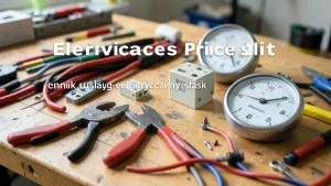 Cennik usług elektrycznych Śląsk