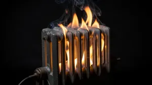 Czy grzejnik elektryczny może się zapalić