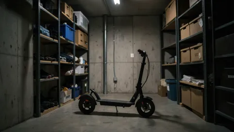 czy mozna trzymac hulajnoge elektryczna w piwnicy