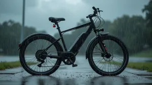 czy rower elektryczny może stać na deszczu