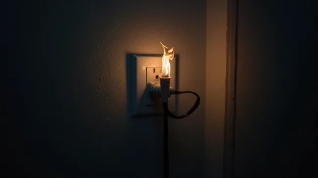 dziwny zapach z gniazdka elektrycznego