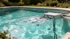 Elektroliza soli w basenie