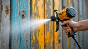 Elektryczny pistolet do malowania farbą olejną