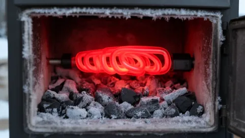 Grzałka elektryczna do pieca węglowego