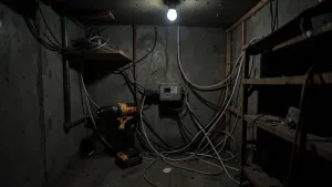 instalacja 24v w piwnicy