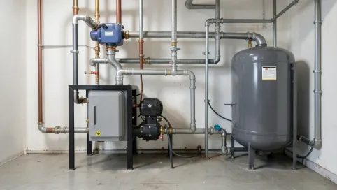 Instalacja co grawitacyjna z pompą