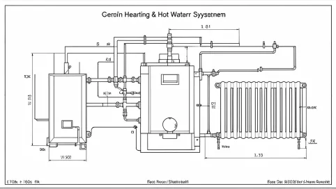 instalacja co i cwu schemat