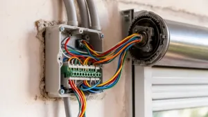 Instalacja elektryczna do rolet zewnętrznych