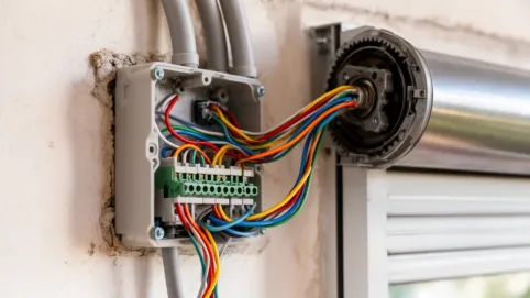 Instalacja elektryczna do rolet zewnętrznych