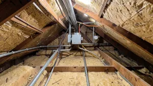 Instalacja elektryczna na poddaszu schemat