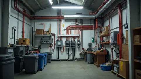 Instalacja elektryczna w garażu blaszanym schemat