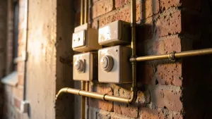 instalacja natynkowa retro