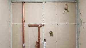 Instalacja wodna w karton gipsie