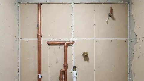 Instalacja wodna w karton gipsie