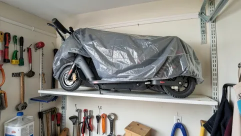 Jak przechowywać hulajnogę elektryczną zimą