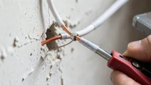 Jak przedłużyć przewód elektryczny w ścianie