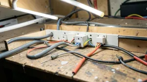 jak zrobić instalację elektryczną w garażu