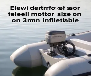 Jaki silnik elektryczny do pontonu 3m