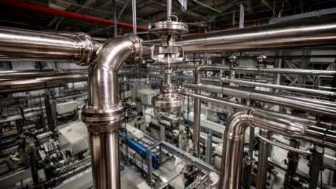 montaż mokrych instalacji p poż w fabryce