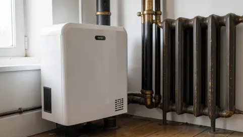 Nowoczesny piec gazowy a stara instalacja z żeliwnymi grzejnikami