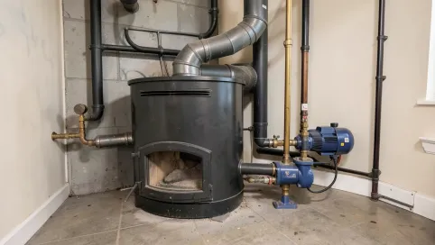 Podłączenie kominka z płaszczem wodnym do instalacji CO