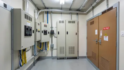 Pomieszczenie rozdzielni elektrycznej wymagania ppoż