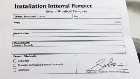 Protokół odbioru instalacji gazowej wewnętrznej wzór