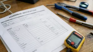 protokoły odbioru instalacji elektrycznej