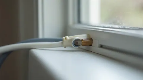 Przejście okienne kabla elektrycznego