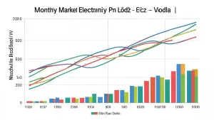 rcem  rynkowa miesięczna cena energii elektrycznej Łódź
