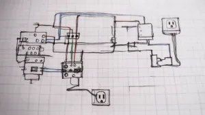 Schemat domowej sieci elektrycznej