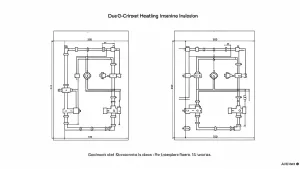 Schemat instalacji co dwa obiegi