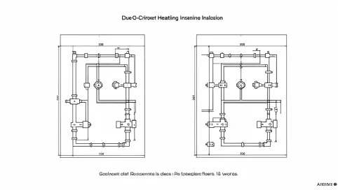 Schemat instalacji co dwa obiegi