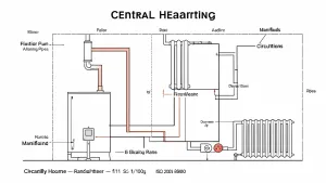 Schemat instalacji co w domu jednorodzinnym