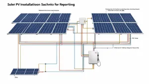 Schemat instalacji fotowoltaicznej do zgłoszenia