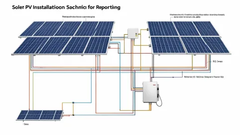 Schemat instalacji fotowoltaicznej do zgłoszenia