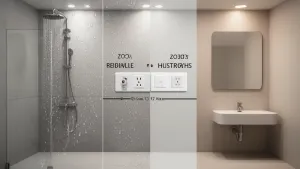 Strefy mokre łazienka elektryka