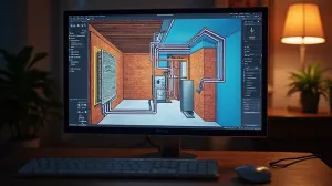 symulator instalacji centralnego ogrzewania